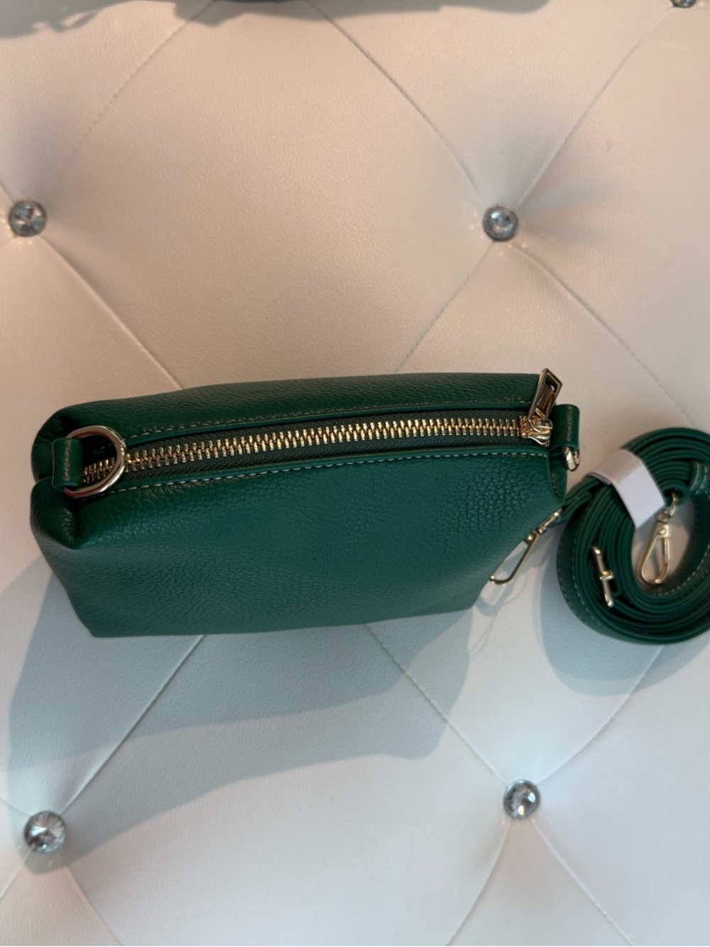 Y2K - 👜 Kayla + Ava Green Top Handle Tote & Crossbody Set - Picture 8 of 10